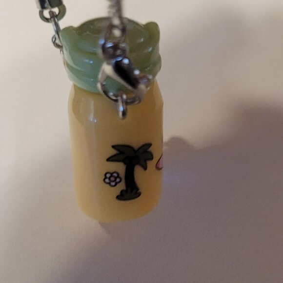 labubu water bottle w-palm trees and surfing gator No Doll - Picture 11 of 12